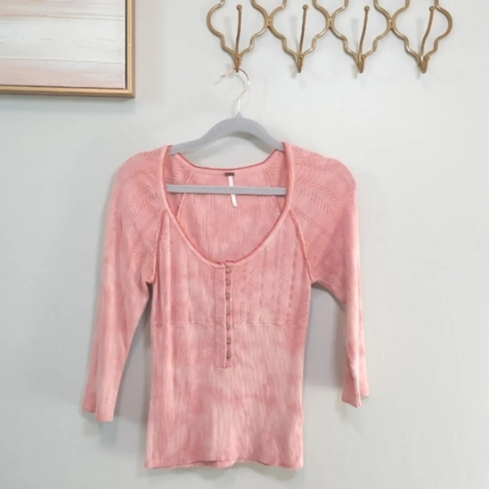 Free People Rory Tie Dye Crop Top